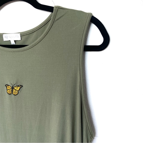 5x$25 Green Adjustable Embroidered Butterfly Dress - Picture 10 of 10